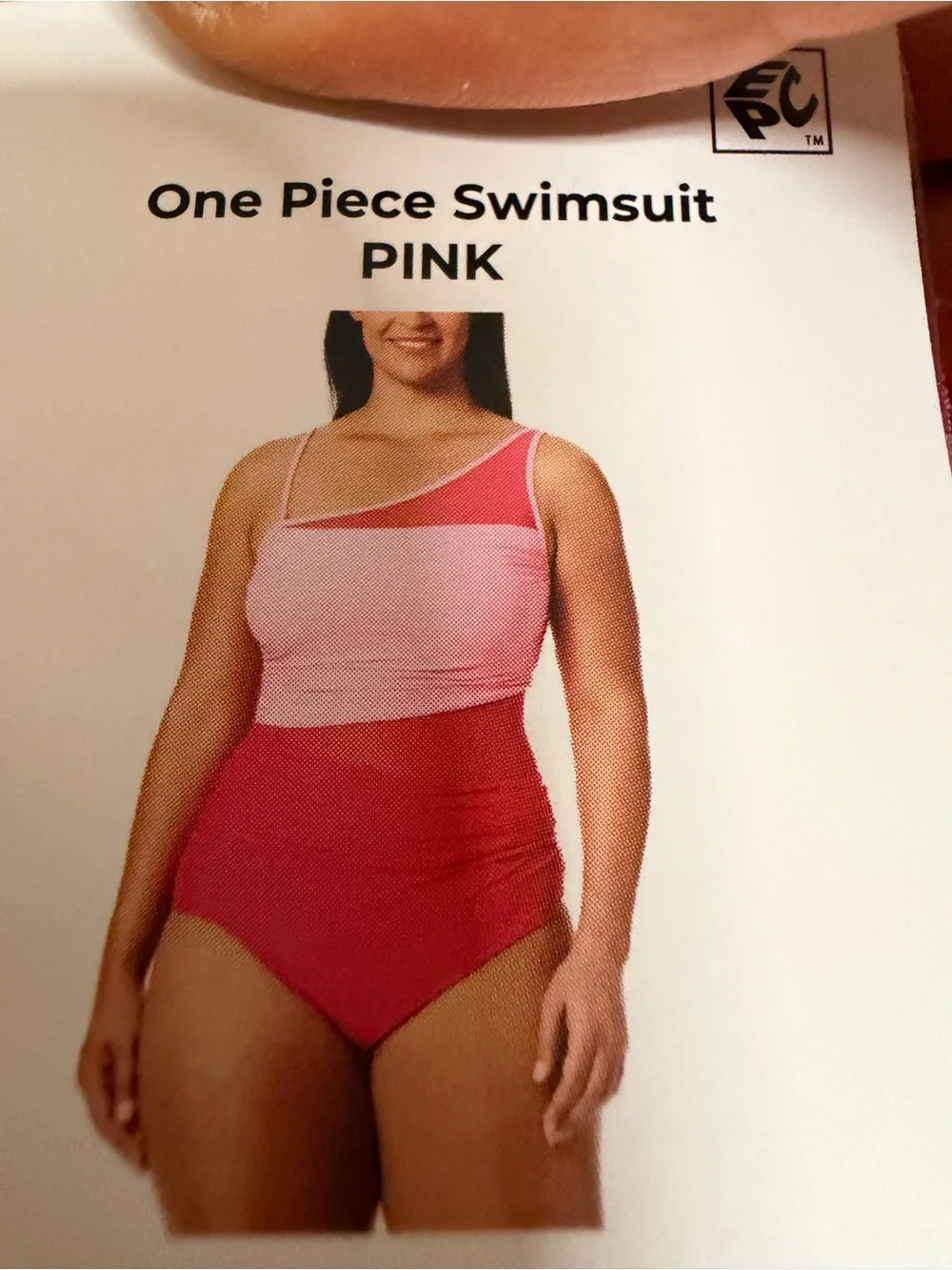 Anne Cole Pink Colorblock One-Piece Swimsuit